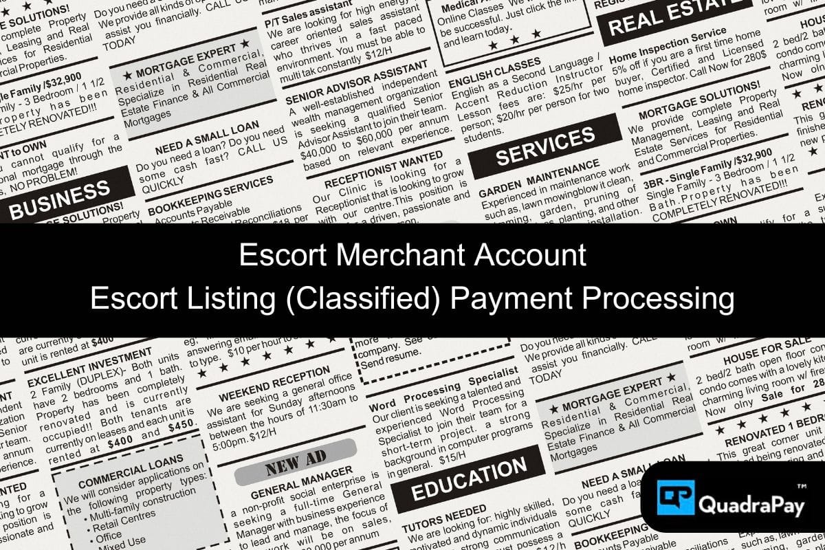 Escort Merchant Account