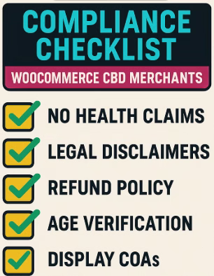 Woocomerce CBD Merchant Account Checklist