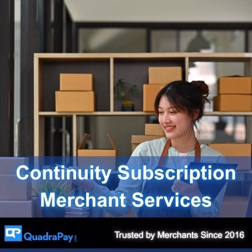 Continuity Subscription Merchant Services Hero Image By QuadraPay